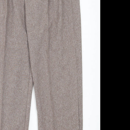 Womens UK Size 16 Bodywise Regular Fit  Brown Trousers