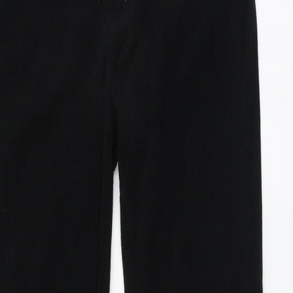 SheIn Womens Black Polyester Bootcut Jeans Size M L32 in Regular Button