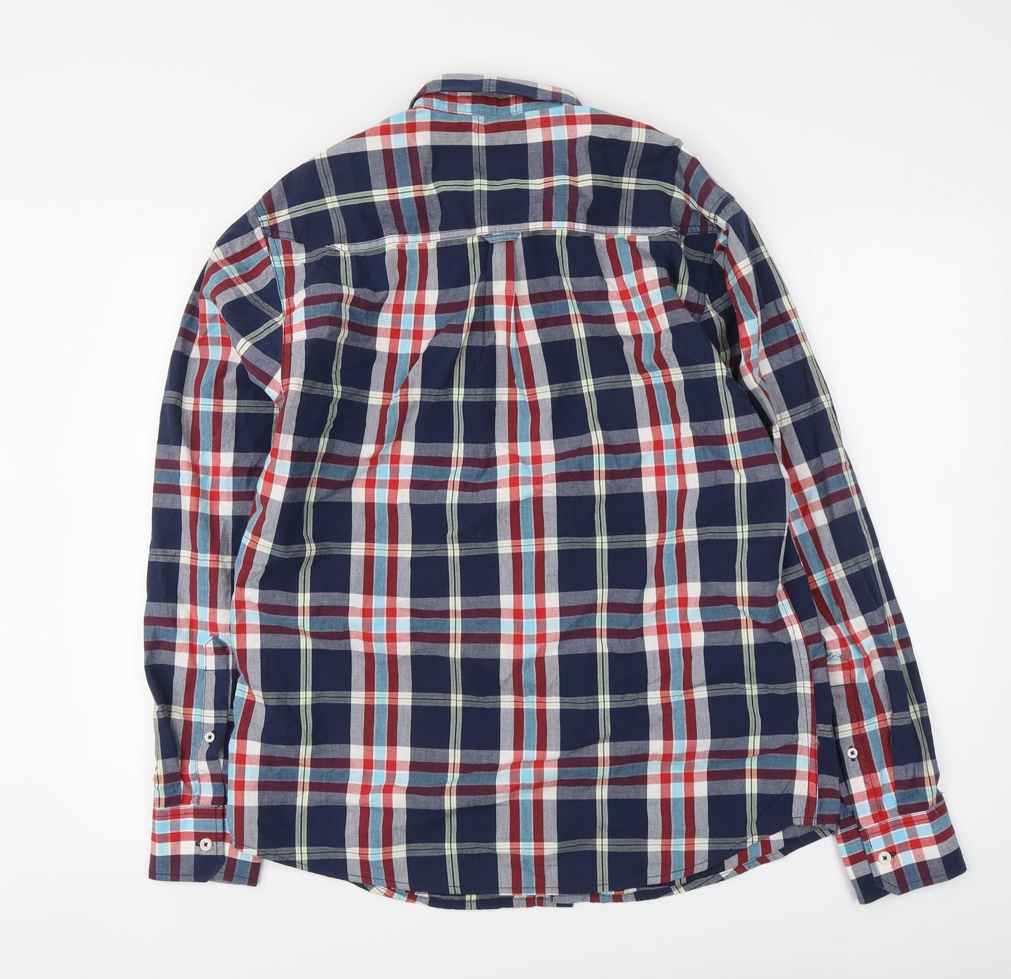 Mens UK Size L Cedar Wood State Multicoloured  Button-Up Long Sleeve Casual Shir