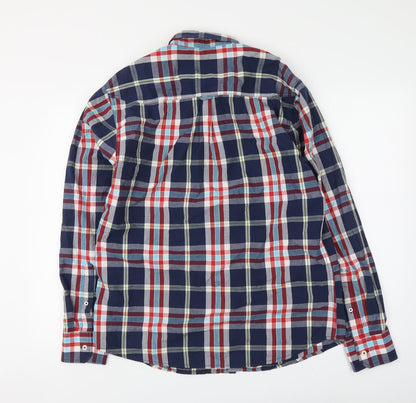 Mens UK Size L Cedar Wood State Multicoloured  Button-Up Long Sleeve Casual Shir