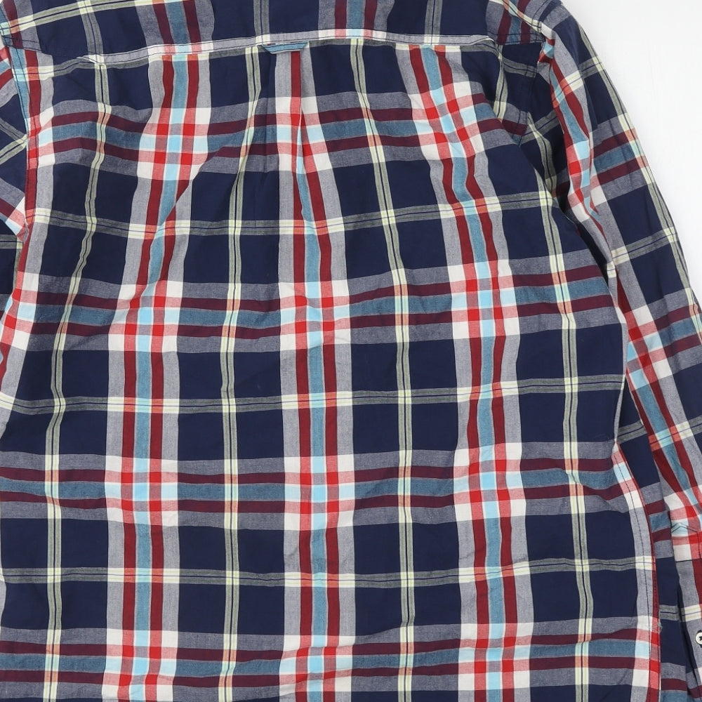 Mens UK Size L Cedar Wood State Multicoloured  Button-Up Long Sleeve Casual Shir
