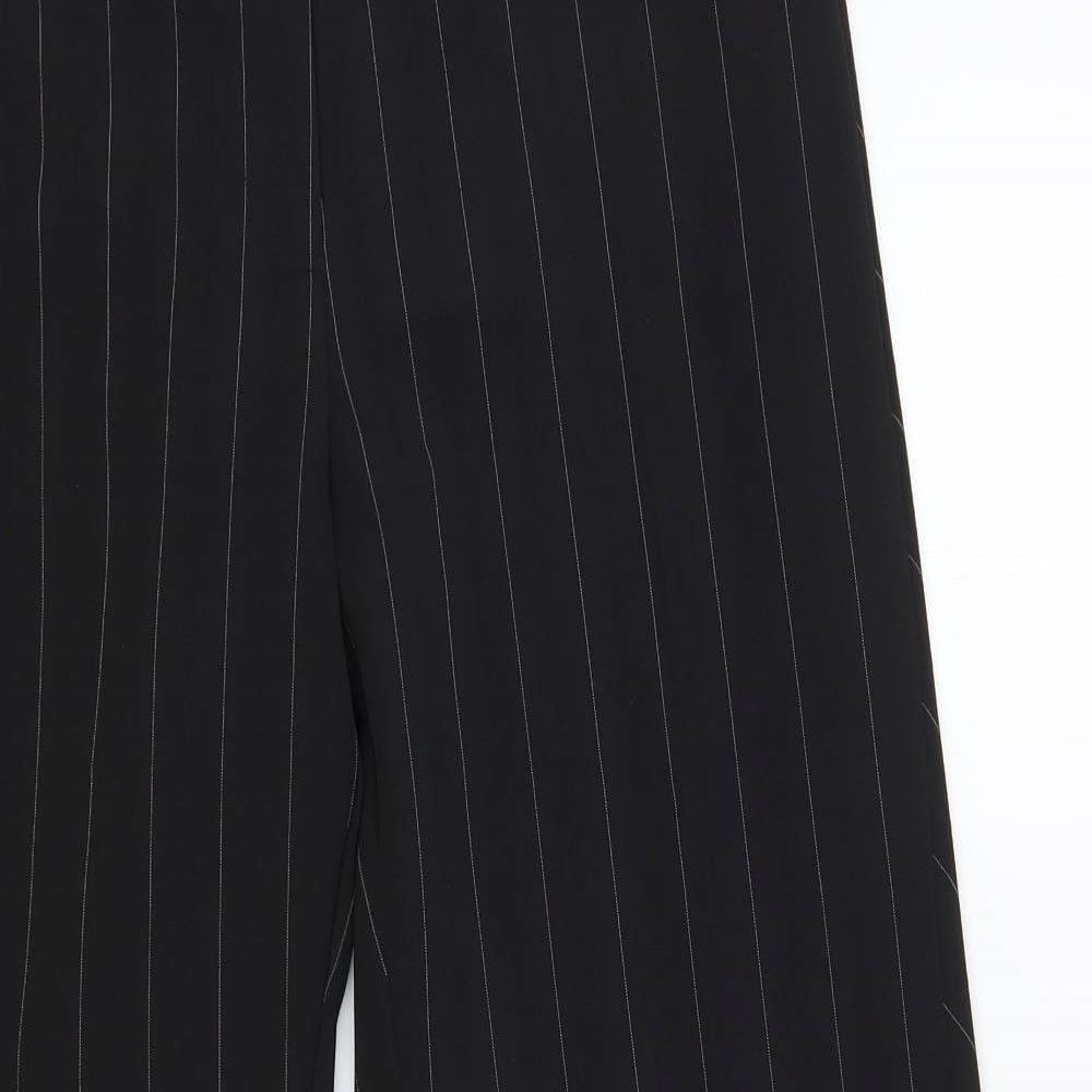 Womens UK Size 14 Atmosphere Regular Fit Dress Pants Black Trousers