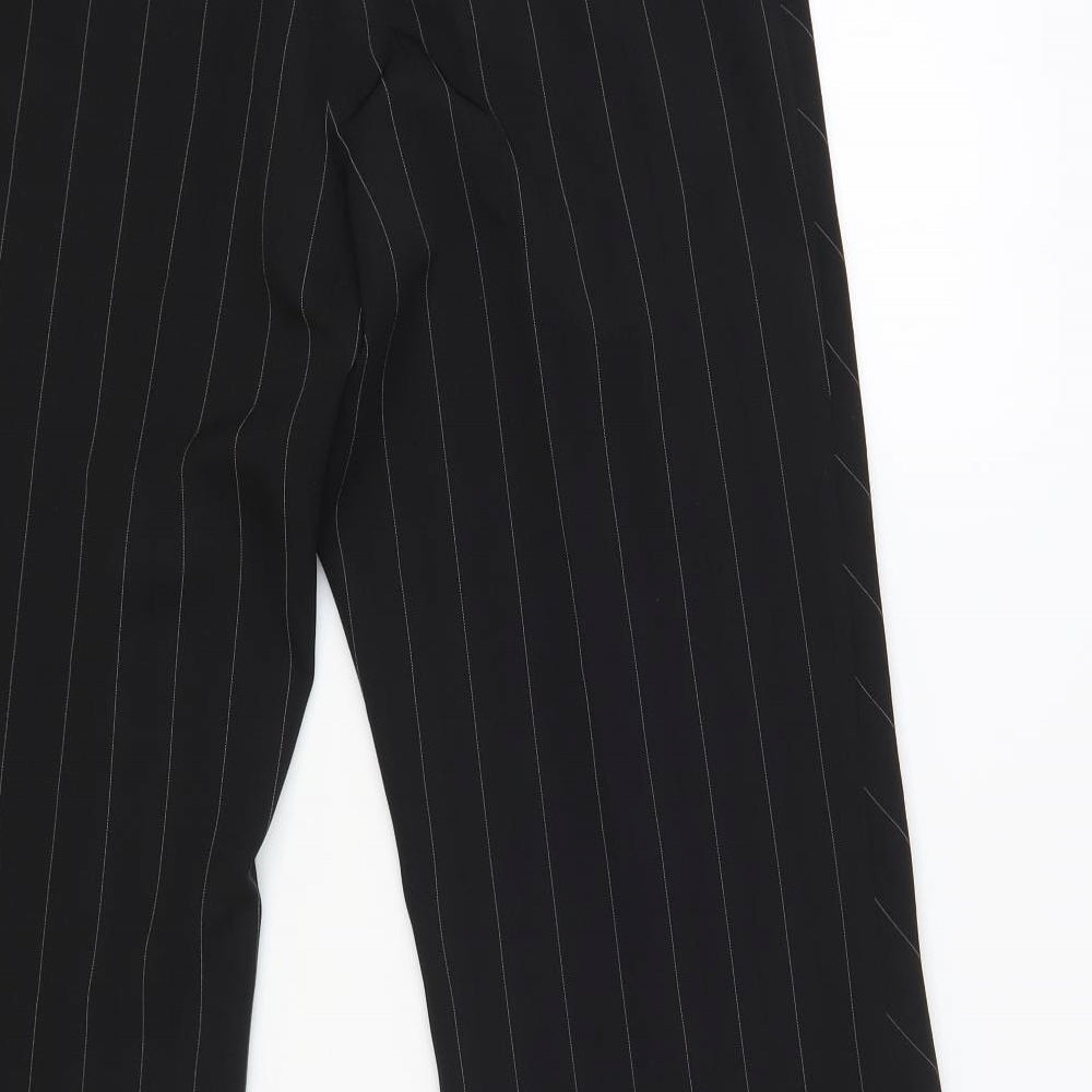 Womens UK Size 14 Atmosphere Regular Fit Dress Pants Black Trousers