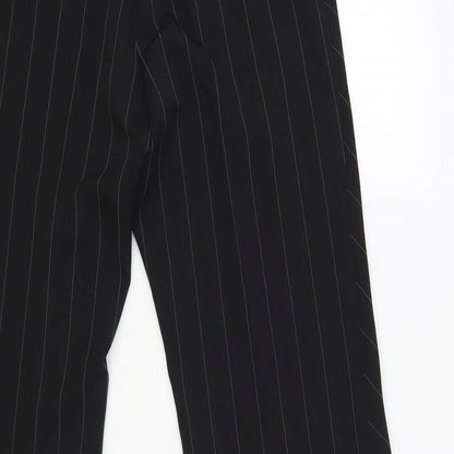 Womens UK Size 14 Atmosphere Regular Fit Dress Pants Black Trousers