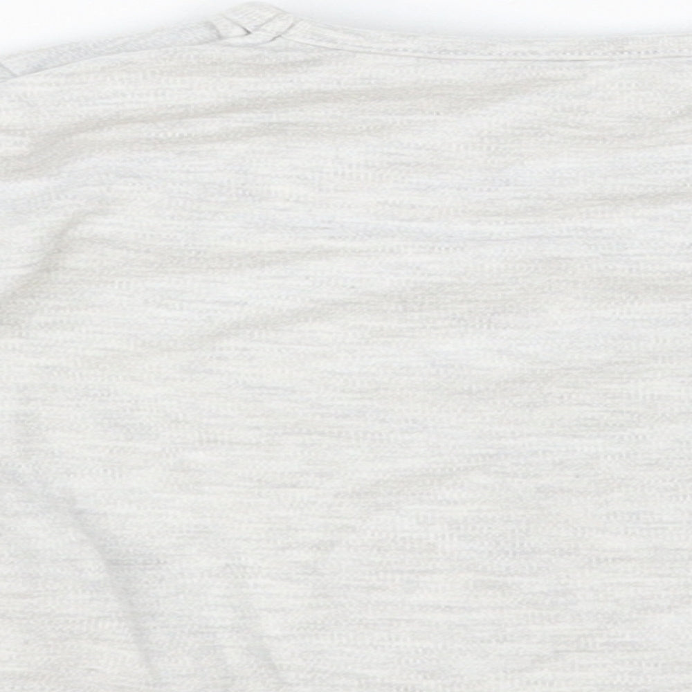 Primark Baby Grey Cotton Basic T-Shirt Size 12-18 Months Crew Neck Pullover - Cinderella