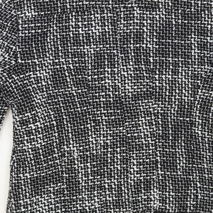Sara Hogan Womens Black Jacket Blazer Size M Button