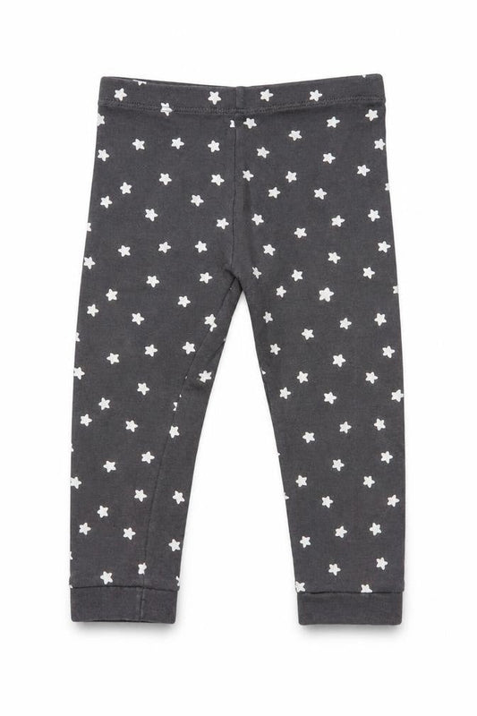 F&F Baby Grey Geometric Cotton Jogger Leggings Size 18 Months Pullover - Star Print