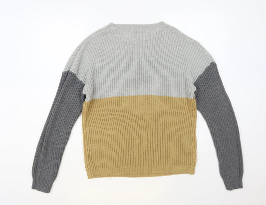 Womens UK Size L PEP & Co Grey Pullover Jumper