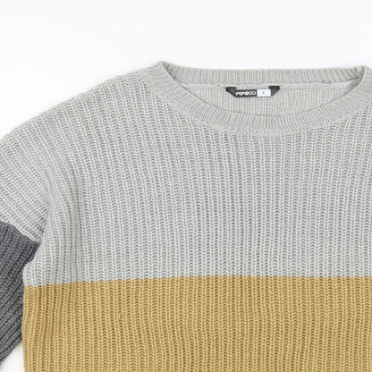 Womens UK Size L PEP & Co Grey Pullover Jumper