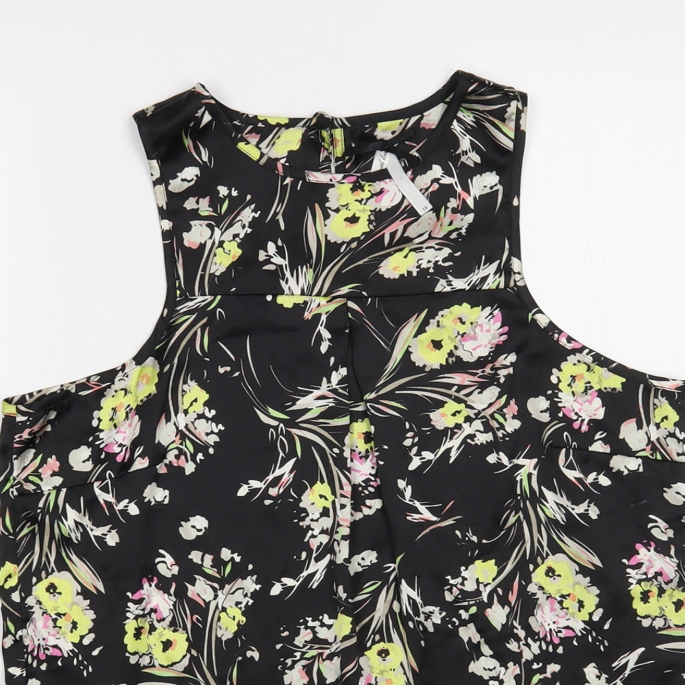 Womens UK Size 14 NEXT Black Basic Blouse