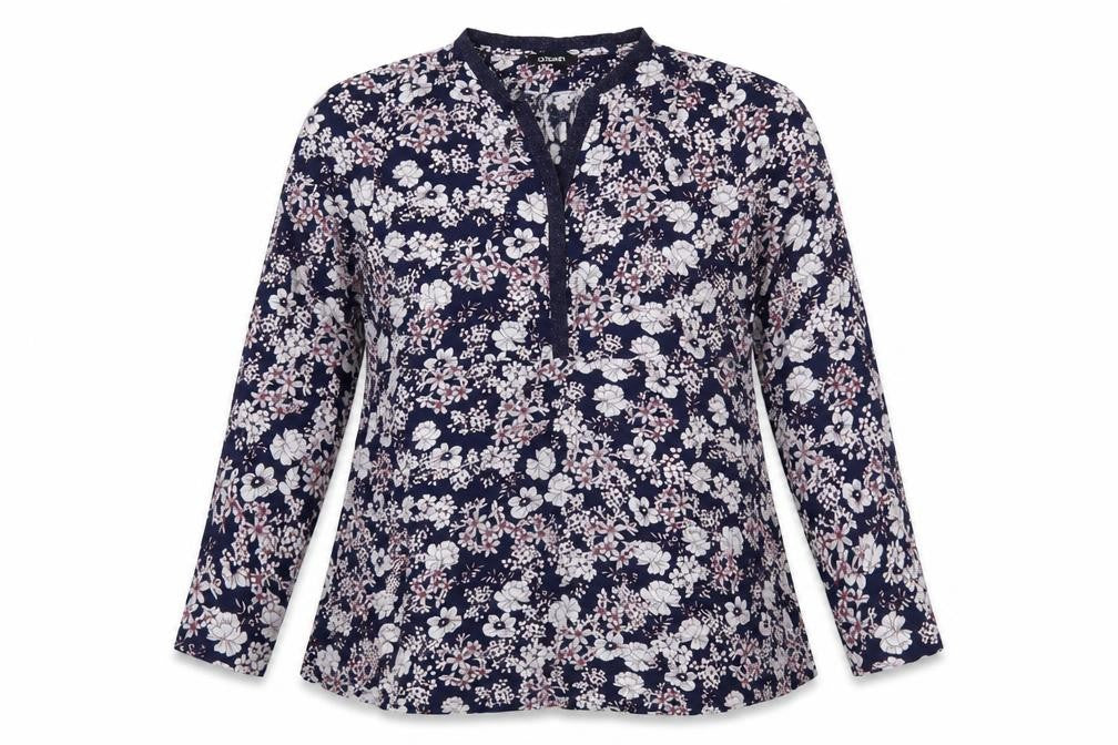 Womens UK Size M Olsen Blue Basic Blouse
