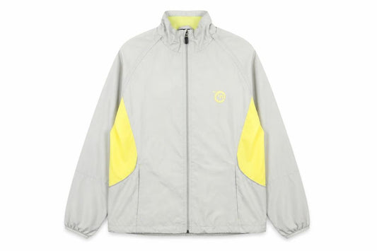 Movement Session Womens Grey Windbreaker Jacket Size 16 Zip