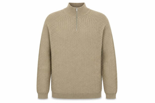 Mens UK Size M ASOS Beige Pullover Jumper