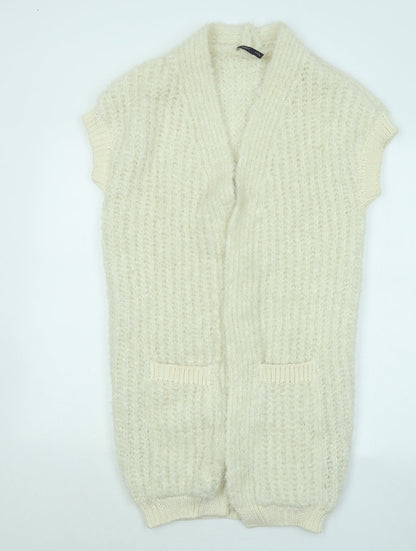 Womens UK Size S Marks and Spencer Ivory Cardigan Jumper