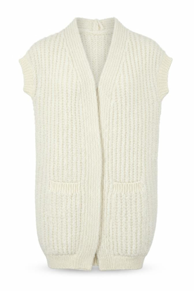 Womens UK Size S Marks and Spencer Ivory Cardigan Jumper
