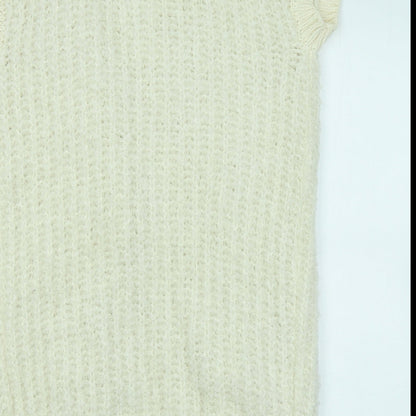 Womens UK Size S Marks and Spencer Ivory Cardigan Jumper