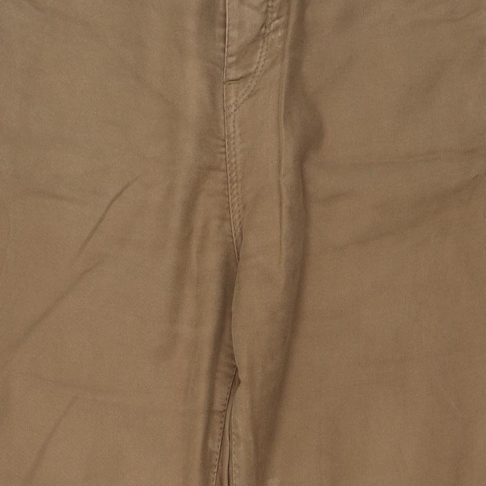 Hammond & Co Mens Brown Cotton Straight Jeans Size 36 in L31 in Regular Zip