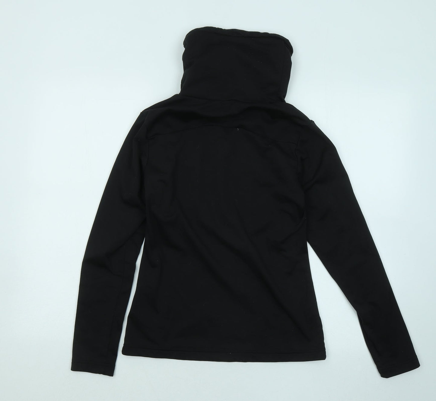 DECATHLON Womens Black Cotton Pullover Sweatshirt Size S Pullover