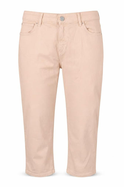 Womens UK Size 34 in Preworn Regular Fit Cropped Pink Jeans