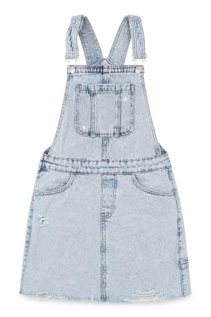 Womens UK Size 8 New Look One-Piece Blue Dungaree