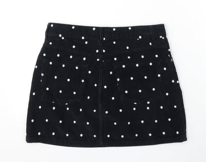 Womens UK Size 10 Topshop A-Line Corduroy Skirt