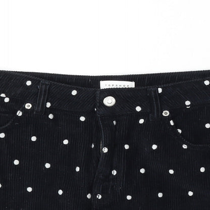 Womens UK Size 10 Topshop A-Line Corduroy Skirt