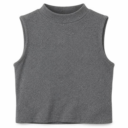 Womens UK Size M H&M Grey Cropped Tank