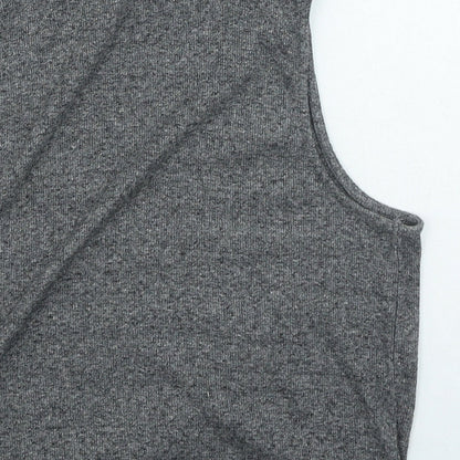 Womens UK Size M H&M Grey Cropped Tank