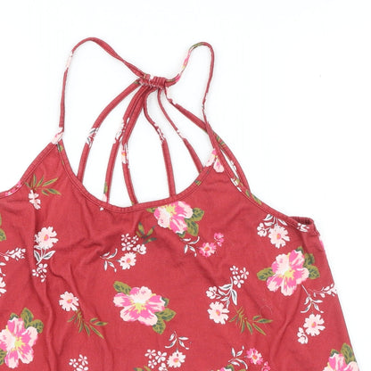 Womens UK Size L sheilay Red Camisole Tank