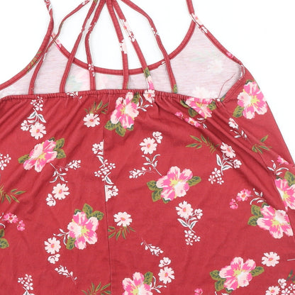 Womens UK Size L sheilay Red Camisole Tank