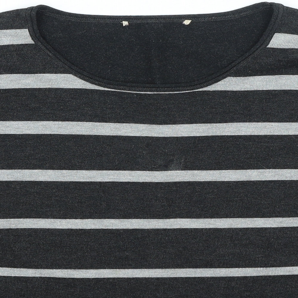 Womens UK Size L Preworn Grey Pullover Jumper