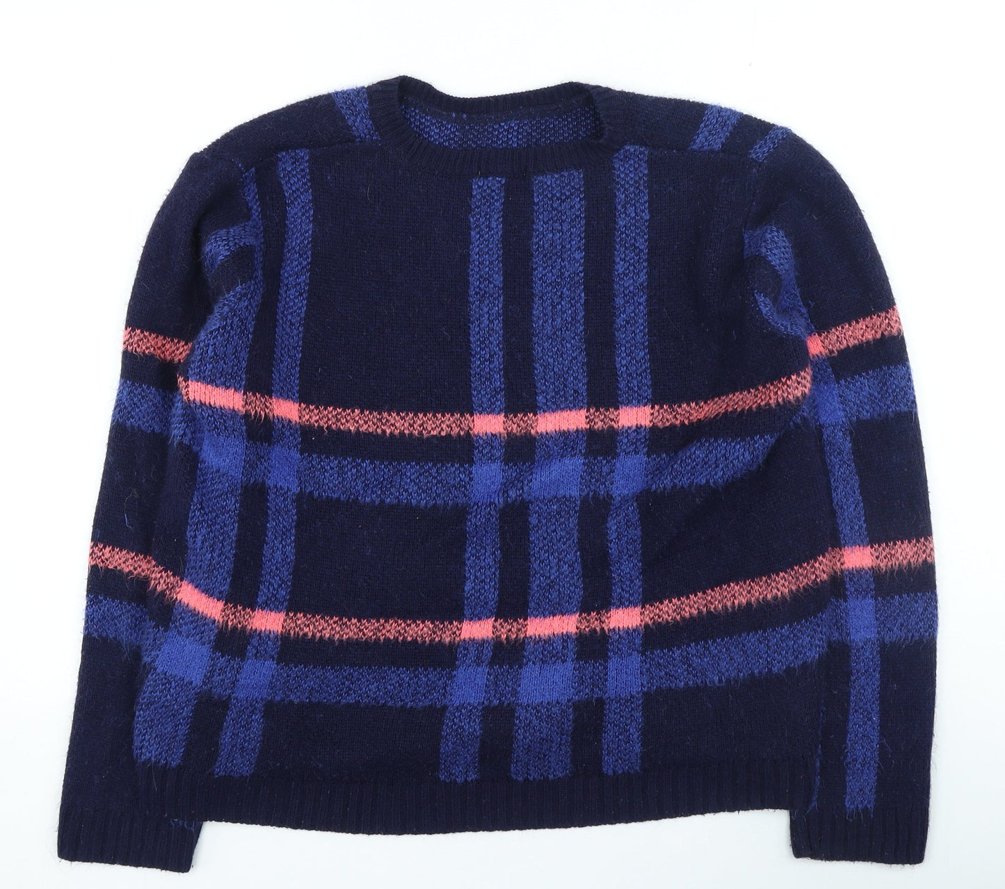 Womens UK Size M Preworn Blue Pullover Jumper