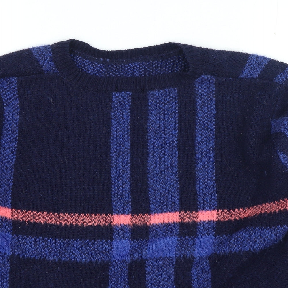 Womens UK Size M Preworn Blue Pullover Jumper