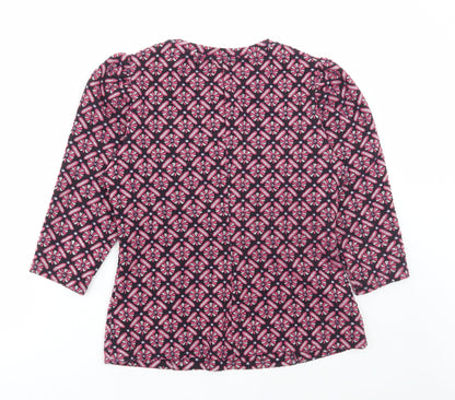 Womens UK Size M Savida Pink Basic T-Shirt