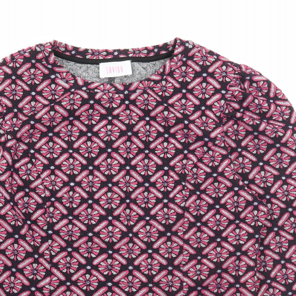 Womens UK Size M Savida Pink Basic T-Shirt