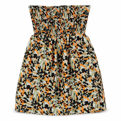 Primark Womens Multicoloured Camouflage Polyester Fit & Flare Size S Off the Shoulder Pullover - Shirred