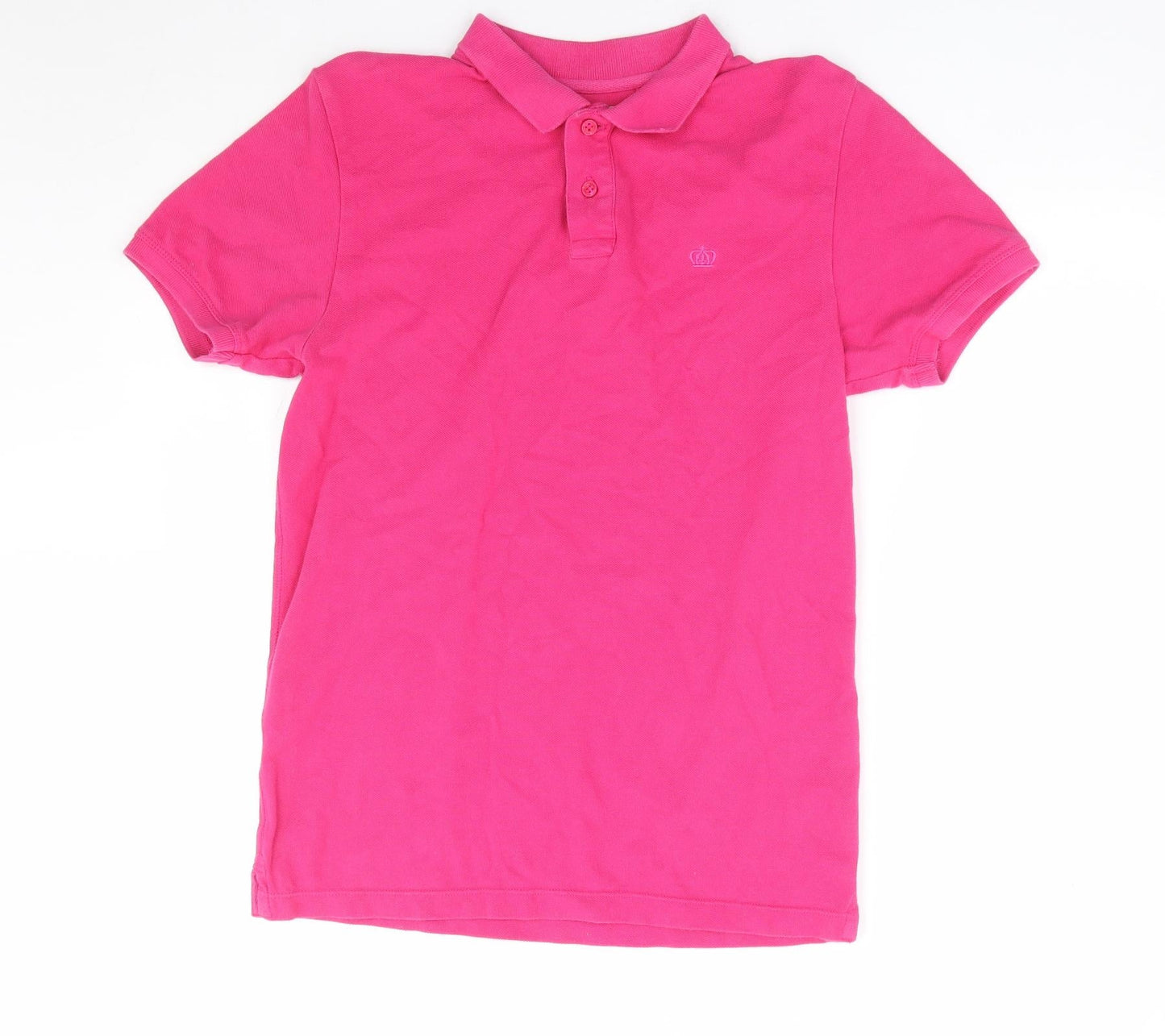 Womens UK Size S NEXT Pink Basic Polo