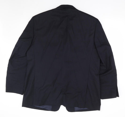Mens UK Size 46 Wellington Regular Blue Suit Jacket
