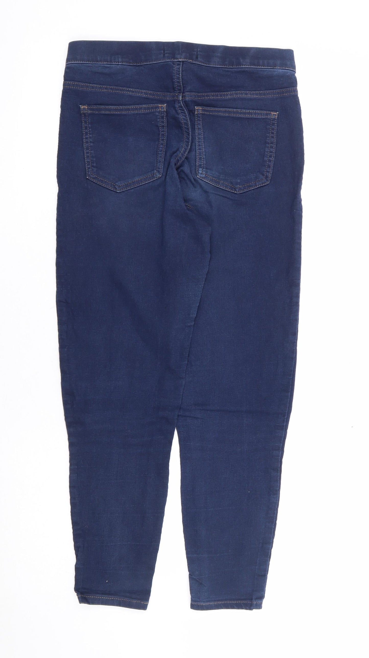Womens UK Size 8 Marks and Spencer Regular Fit Jegging Blue Jeans