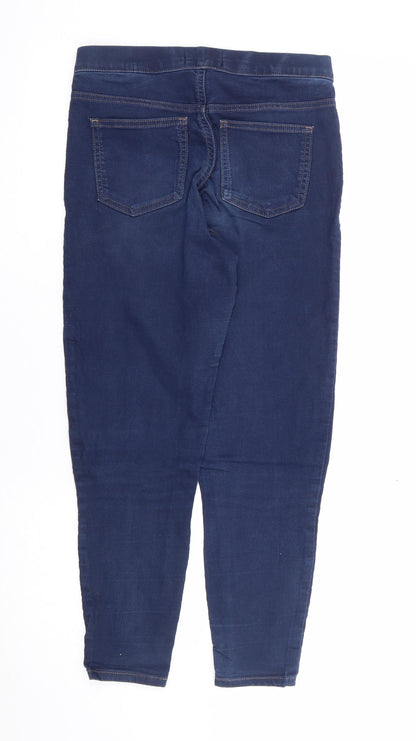 Womens UK Size 8 Marks and Spencer Regular Fit Jegging Blue Jeans
