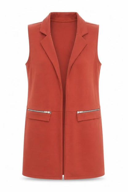 Womens UK Size 12 Parisian Collection Orange Gilet