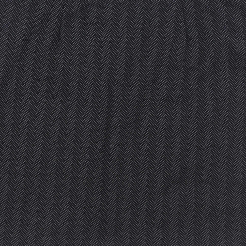 F&F Womens Black Herringbone Polyester Straight & Pencil Skirt Size 8