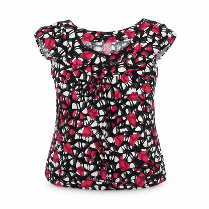 Womens UK Size 8 Marks and Spencer Multicoloured Basic Blouse
