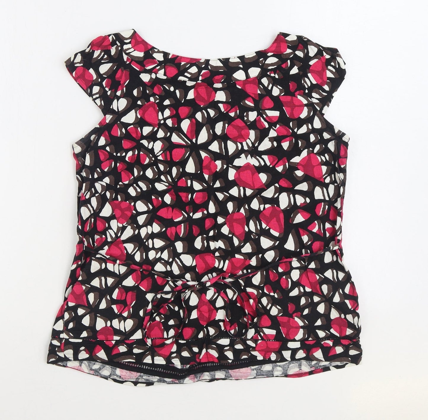 Womens UK Size 8 Marks and Spencer Multicoloured Basic Blouse