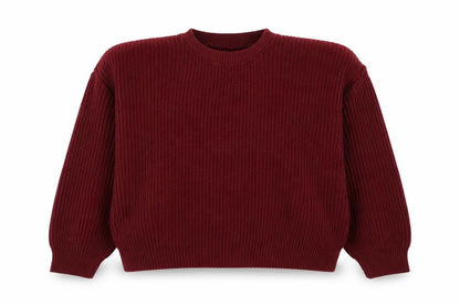 Womens UK Size L Preworn Red Pullover Jumper