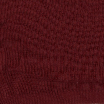Womens UK Size L Preworn Red Pullover Jumper
