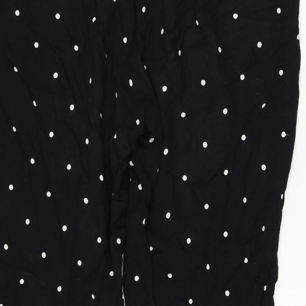 G:21 Womens Black Polka Dot Polyester Trousers Size 34 in L26 in Regular