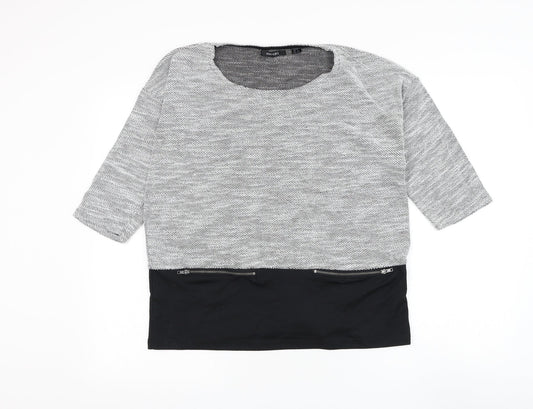 Womens UK Size 10 ESMARA Grey Pullover Jumper