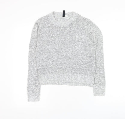 Womens UK Size XS Divided by H&M Grey Pullover Jumper