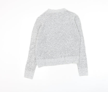 Womens UK Size XS Divided by H&M Grey Pullover Jumper